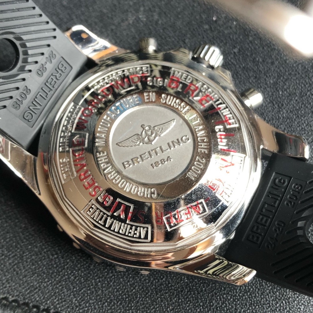 SERVICED Breitling Chronospace A23360 Box & Papers - Picture 3 of 8